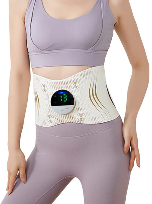 ERANSTAR EMS 슬림 복부 마사지벨트 허벅지/팔뚝/손목/허리 전신 뱃살 빼기 저주파 마사지기 +온열 찜질, EMS 슬림벨트