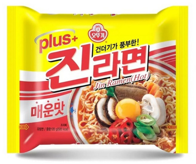 진라면 매운맛 120g x 30개입, 1박스