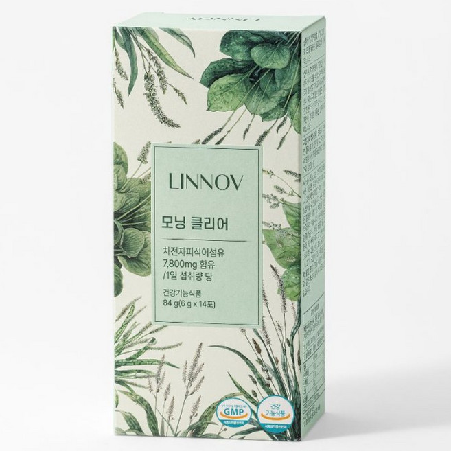 리노브 아티슬림 모닝클리어 | 쾌변 차전자피 과립 보울라디 낙산균 푸룬 아티초크, 1개, 14회분