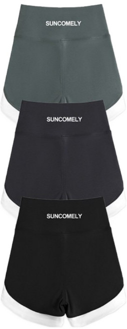 [1+1] 하이웨스트 힙업 3부 에어레깅스 요가숏팬츠