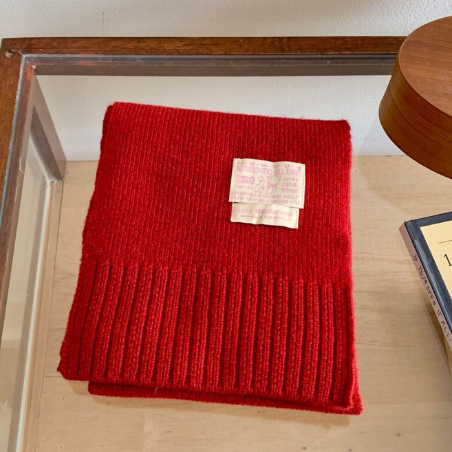 [엘라브] 100% 울 2025년 남녀공용 니트 머플러