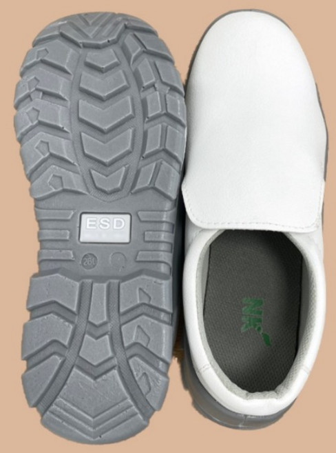 [식공구] 위생 단화 (방진 안전화) / 미끄럼 방지 논슬립 정전 제전화 작업화 크린룸 식품 가공 공장 HACCP