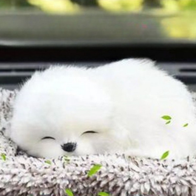 차량용 탈취제 강아지 고양이 제습제 인테리어, 1개, 12.리틀 샤모예드 강아지_수정