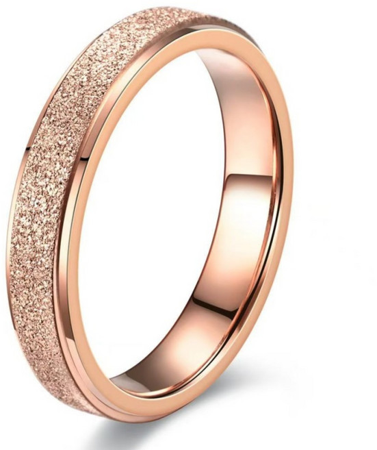 상류 지역 항성 반짝이 스크럽 티타늄 반지