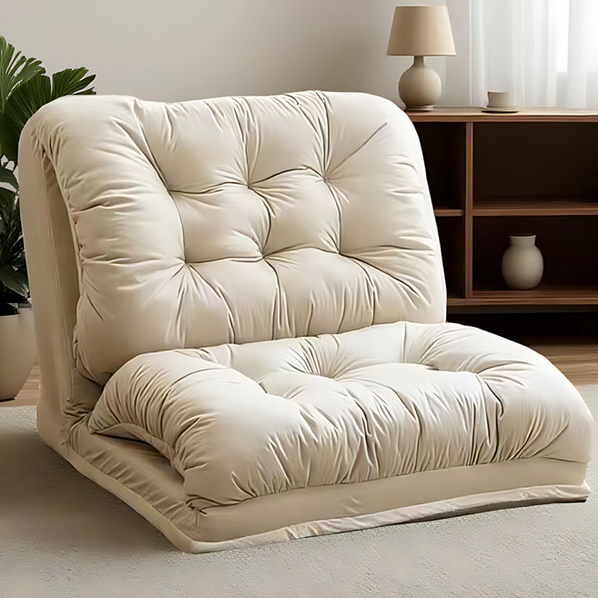 티야드 소파베드 5단 조절 가능 좌식 의자, 화이트