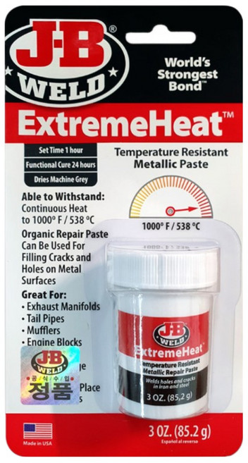J-B WELD JB웰드 37901 익스트림히트 초고온 접착제, 1개