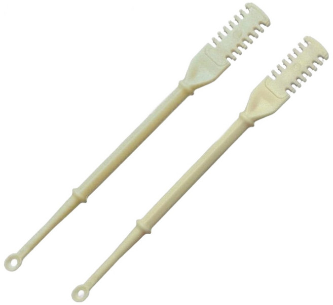 생활친구 안전한 양날 코털 정리기, 12개, 아이보리