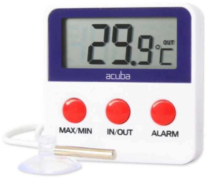 ACUBA 아쿠바 디지털 냉장고 온도계 CS-001 냉장 냉동 측정, 1개