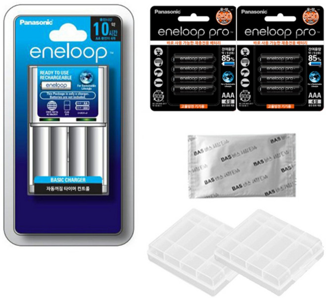 에네루프 BQ-CC51 충전기 + 에네루프 AA AAA 충전지 세트 사은품증정, 1개