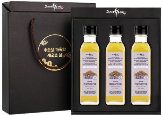 국내산100% 토종 게걸무씨앗기름 3종 선물세트, 1개
