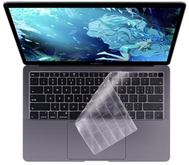 와이즈 맥북 에어 프로 투명 키스킨, 맥북에어 13인치 M1, 1개