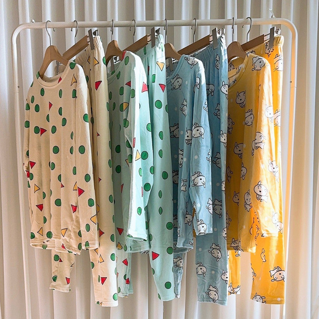 쥬아쥬아 울트라 압축기모 사방스판 피치 극세사 수면 겨울 잠옷 홈웨어 세트 온가족잠옷