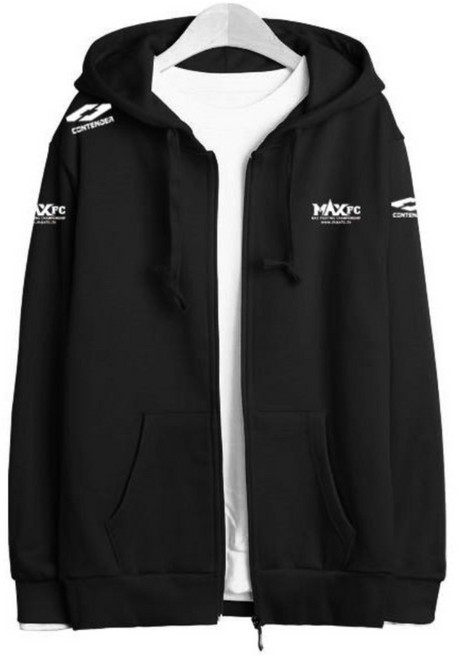 컨텐더 MAXFC 기모 지퍼후드티 캐주얼 데일리