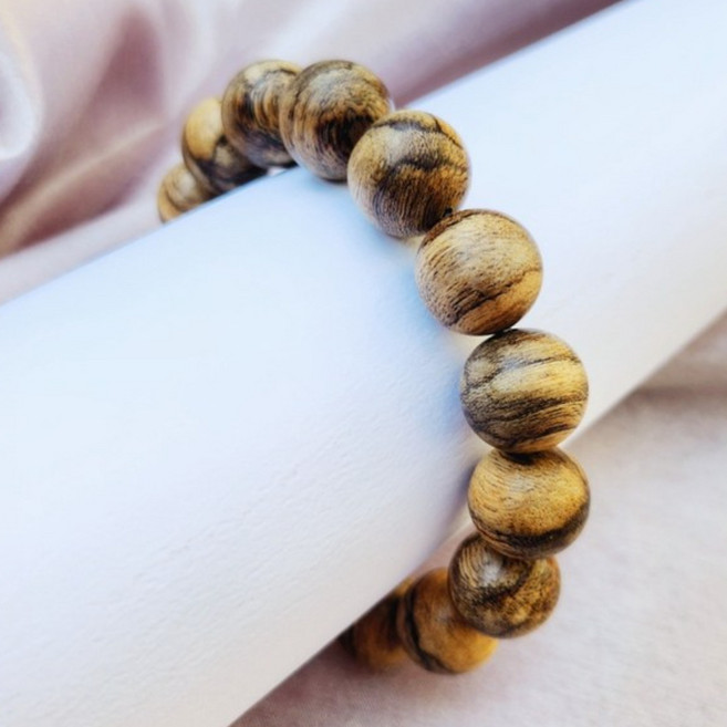 [궁중예담] 베트남 자연산 침향 염주 팔찌 수량 1점 14mm No10