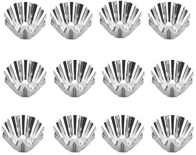 큐트미 스텐빵틀 스텐머핀틀 베이킹틀 12P