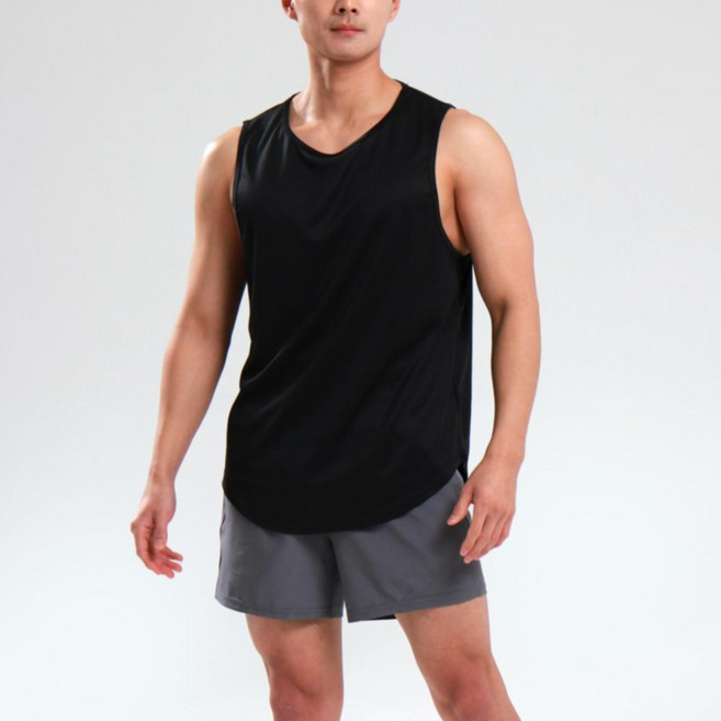 해결사기획 무지 스포츠 민소매 기능성 헬스나시