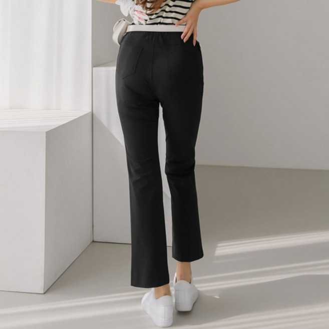 필드에나 여성 골프 바지 스판 부츠컷 쫀쫀팬츠 봄 가을 9부