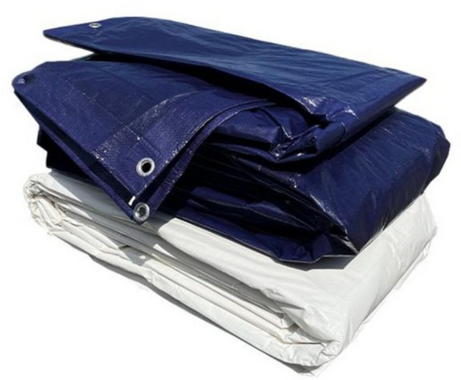 고양물산 다용도 방수포 보양지 두꺼운 고급지 천막 (8가지 사이즈 / 2가지 색상) 250g-280g, 청색