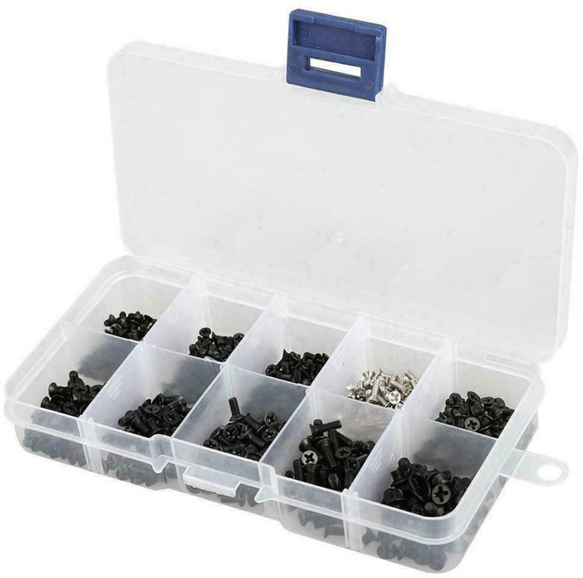 노트북 작은나사세트M2M2.5M3컴퓨터나사500pcs, M2-M3