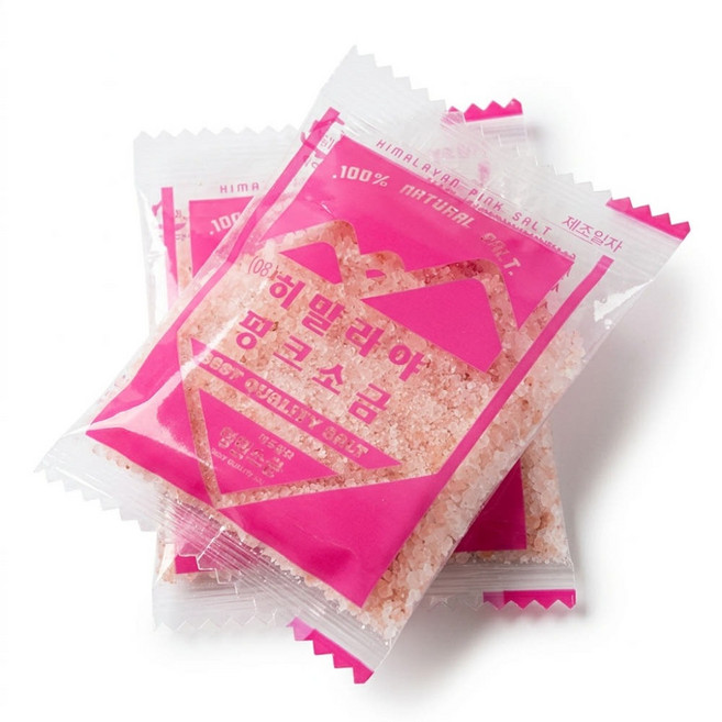 일회용 소포장 히말라야 핑크솔트 핑크소금 3.5g X 500개
