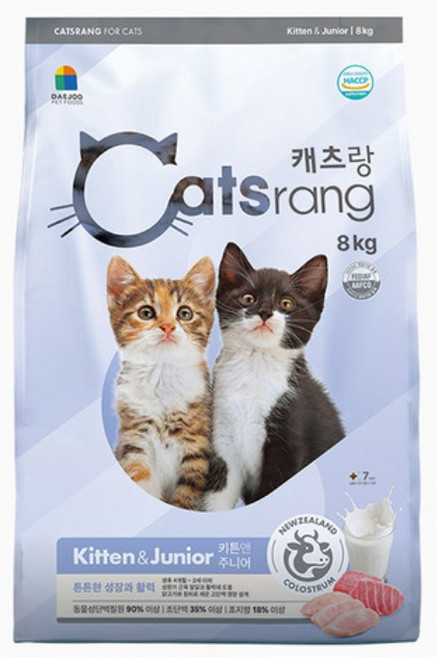 캐츠랑 고양이 기능성 사료, 닭, 8kg, 1개
