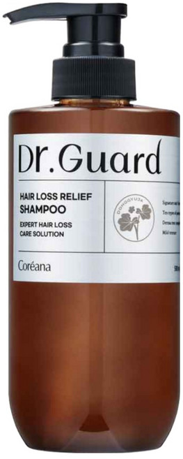 [유분케어/뿌리볼륨]코리아나 닥터가드 탈모완화 샴푸 500ml, 1개