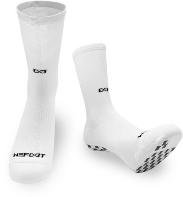 위풋 더블 논슬립 PLUS Lite 크루 삭스 사이클 러닝 스포츠양말 등산 축구 풋살, 화이트