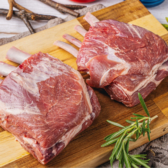 (6시 당일발송) 신라호텔 납품 양갈비 원육 숄더랙 베이비 사이즈 최상급 뉴질랜드산 꼬미양, 500g, 1개