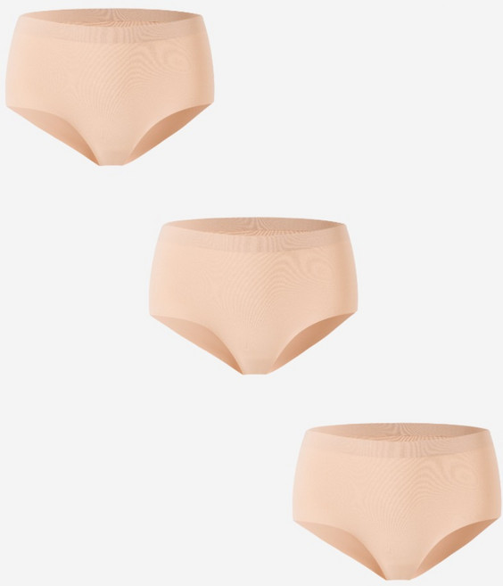 리아모르 여성용 노라인 심리스 삼각 드로즈 팬티 3PACK