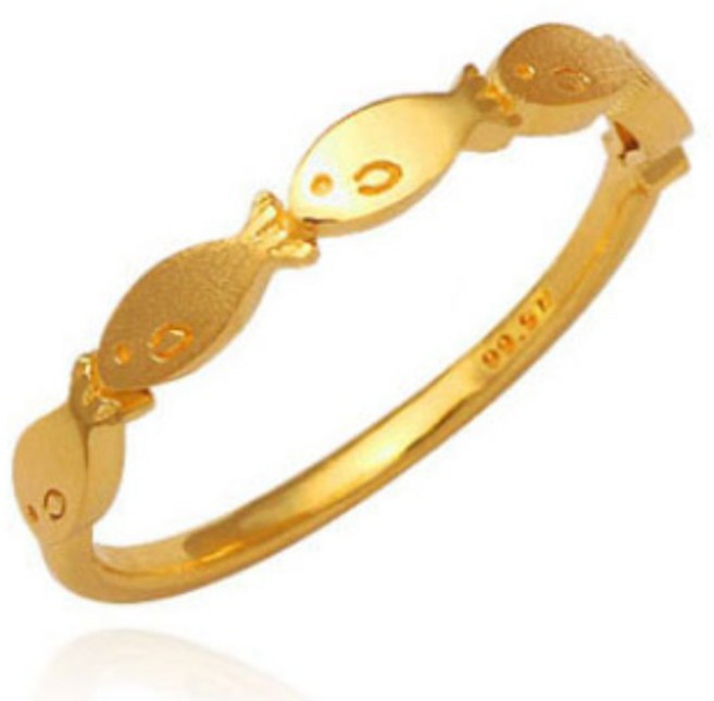 [가정의달특가] 베라토 24K 순금 골드 피쉬 반돈 반지 1.875g