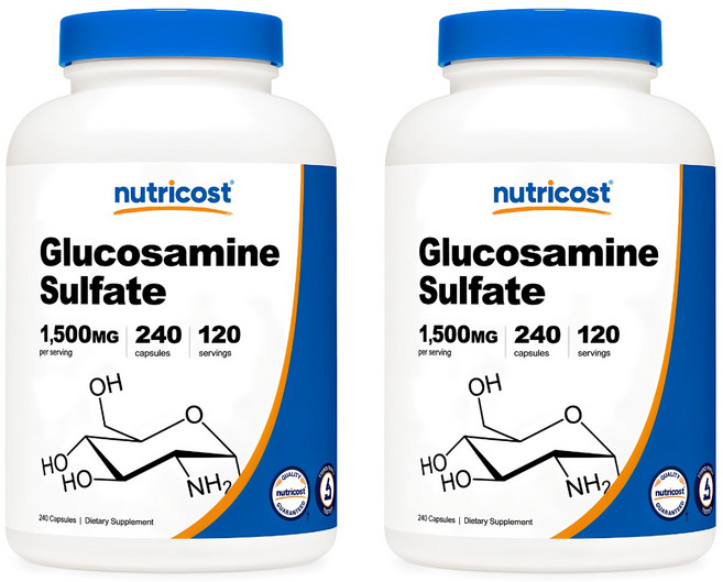 뉴트리코스트 글루코사민 750mg 240캡슐 2세트, 2개, 240정