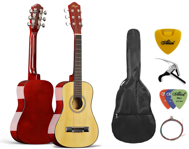 위고뮤직 HUGO-VE30G 입문용 미니 학원 연습용 통기타, 단품, 단품, 1개