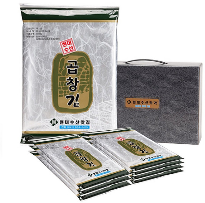 현대수산맛김 보령 대천김 곱창김, 01. 곱창김 12봉