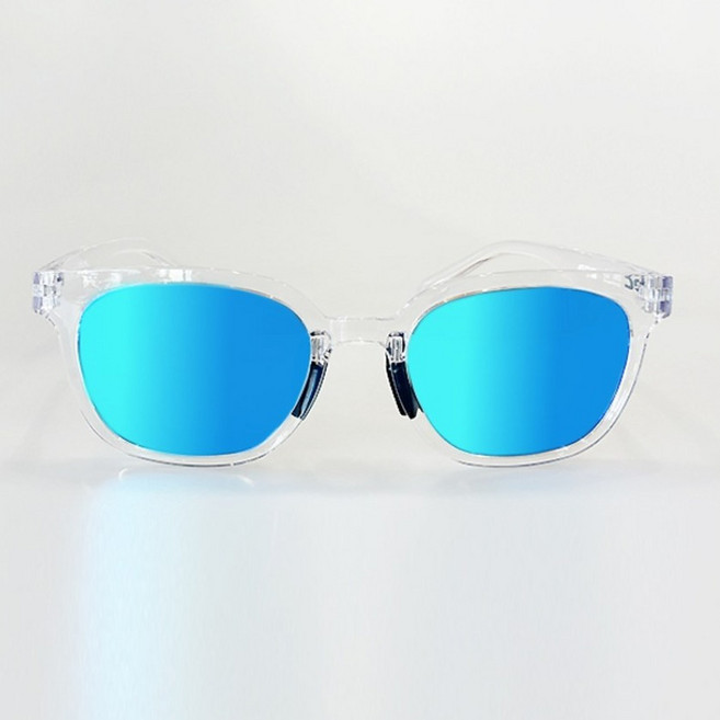 EOC 레이플렉스 NXT컬러 변색렌즈 스포츠선글라스 골프 자전거 패션 고글, 9.덱스터 크리스탈/블루미러렌즈, 1개