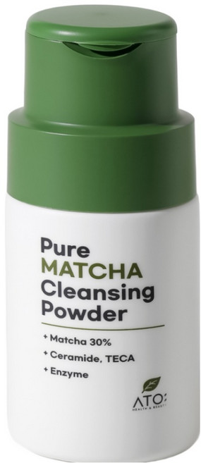 ATO 민감성 붉은기 케어 순수 말차 30만 PPM 고함량 효소 파우더 클렌져, 50g, 4개