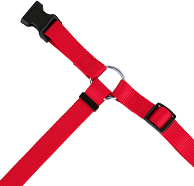 하웃 차량용 자동차 반려동물 강아지 안전 벨트, 핑크레드, 1개, 헤드레스트형