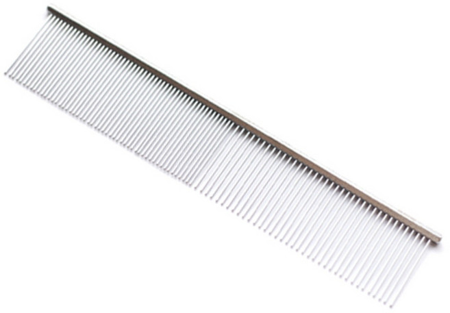 마단 콤 M-H190 Comb 일자빗 코움, 1개, Silver
