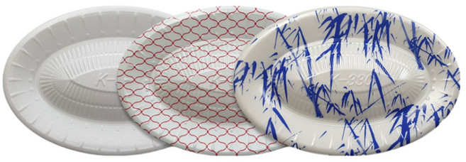 PSP 트레이 330호 (회접시 정육접시), 백색(무코팅), 1개, 300개입