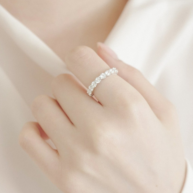 가드링 지르코니아 큐빅 테니스반지 2.0mm/2.5mm/3.0mm(5-21호)