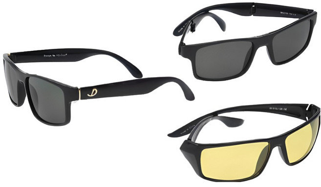 [홈쇼핑] 디비노 변색 선글라스 3종 세트( 변색 편광 폴딩)