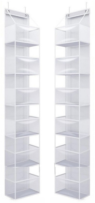 LIVVIV 도어훅 심플 수납 정리함 6단, 화이트, 1개