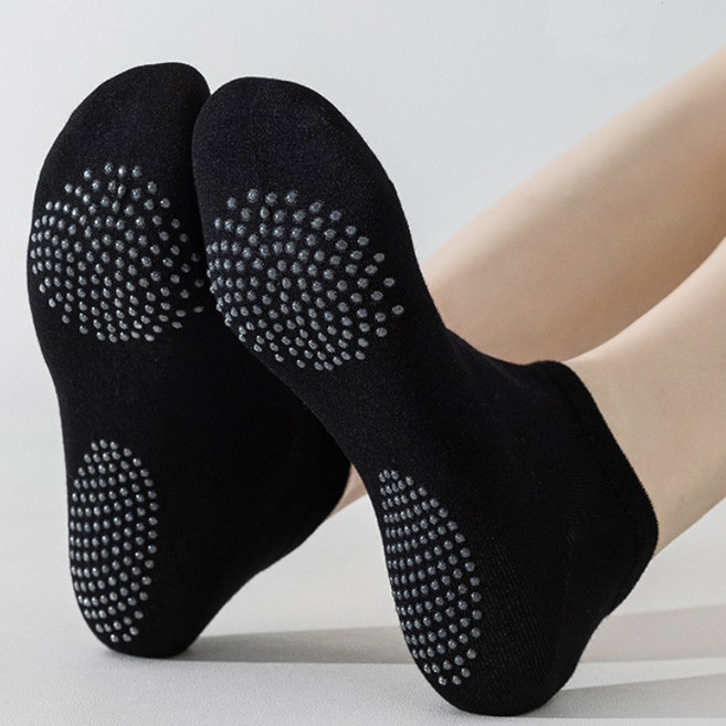 여성 필라테스 양말 대나무 섬유 미끄럼방지 운동 등산 요가 단목 5켤레세트