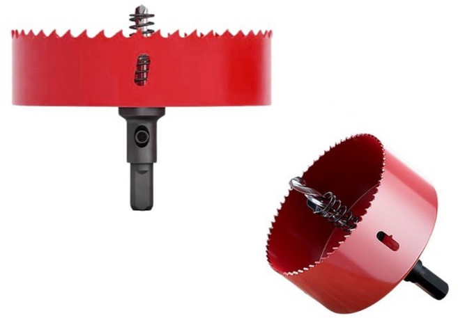 tinduo 다규격 목재 철판 플라스틱 바이메탈 홀쏘, 120mm