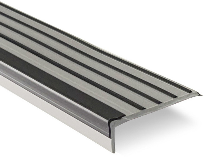 PVC 더존시그니처 폭 55mm / 1m / 2m 색상 4가지 미끄럼방지논슬립 계단마감재 장판마감, 1개