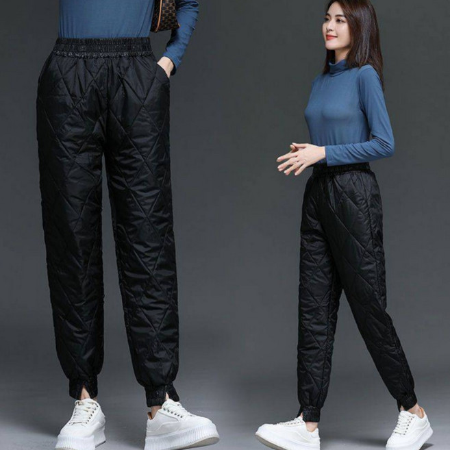 데일리씨 여성 방한 패딩 팬츠 겨울 바지 맛집