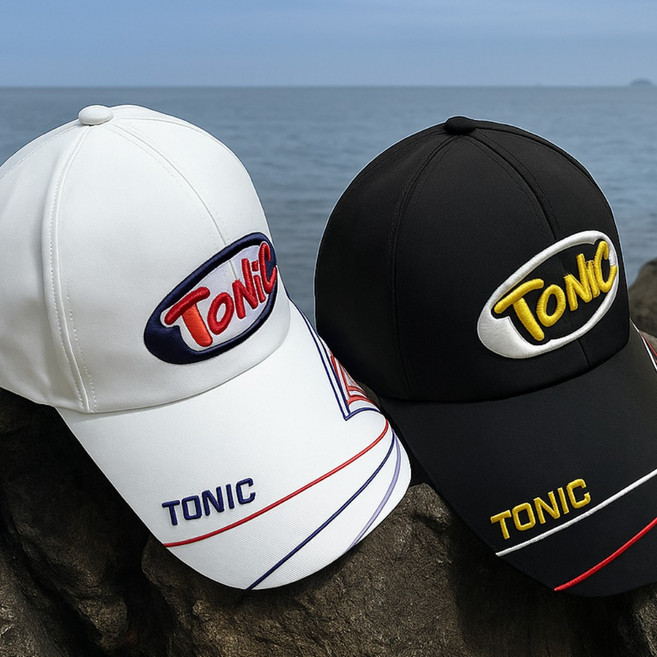 토닉 에메랄드 모자 낚시 등산 캠핑, 화이트