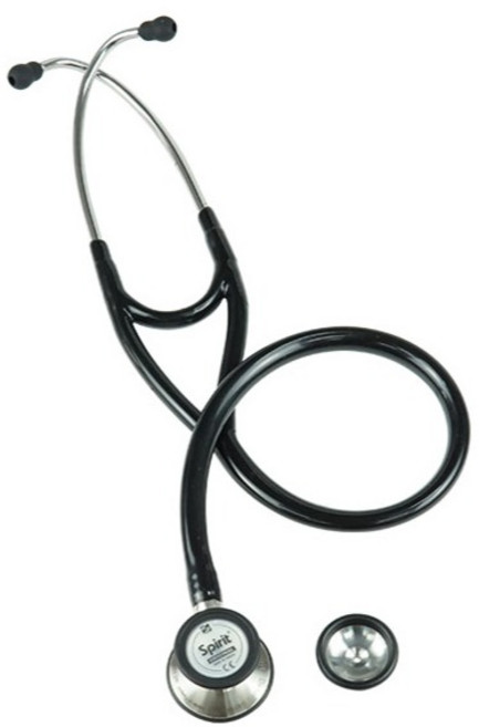 Spirit 스피릿 양면 청진기 (헤드 교체형) CK-SS747PF, 02(블랙), 1개