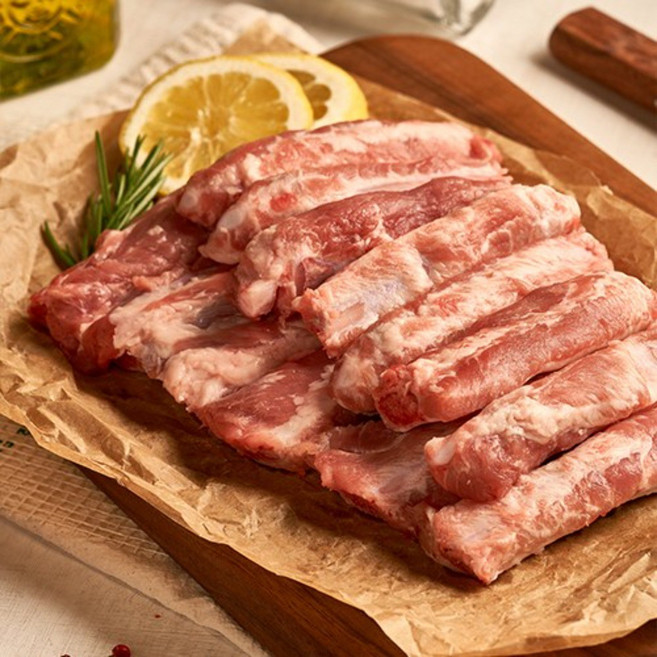 하늘돼지 국내산 못난이 생쪽갈비 3kg 1등급 이상 돼지고기 등갈비 찜갈비 한돈, 1개