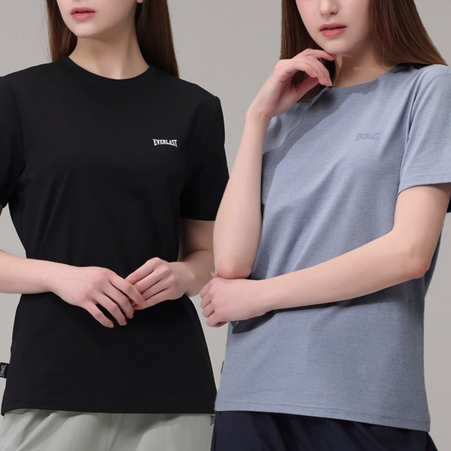 에버라스트 여성 소로나 라운드티셔츠 1+1