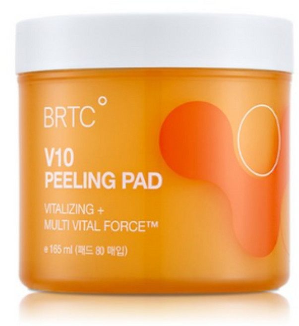 비알티씨 V10 필링패드 165ml, 80매입, 1개